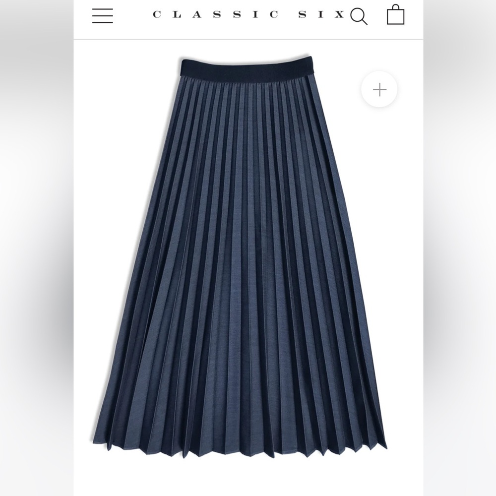 Classic Six NY pleated according skirt, brand new & never worn